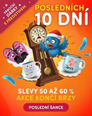 🐦 Píp, píp – posledních 10 dní slev! Ptáček Nekupťáček už se chystá k odletu a vezme si s sebou všechny slevy až 60 %. ⏰...