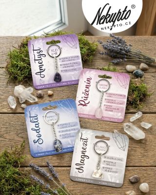 💎 NOVINKA, která spojuje styl a smysl! ✨ Objevte klíčenky s polodrahokamy – elegantní doplněk, který v sobě nese krásu...
